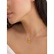 Bright Rose Gold Plated Amber Pendant Necklace The Palazzo, image , picture 4