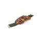 Designer Leather Amber Braided Bracelet The India, image , picture 2