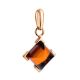 Gold-Plated Pendant With Cognac Amber The Artemis, image , picture 3