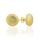 Classy Matte Gilded Silver Stud Earrings The Silk, image 