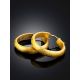 Matte Finish Gilded Silver Hoop Earrings The Silk, image , picture 2