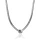 Knot Design Silver Necklace The Silk, image 