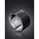 Scale Motif Silver Band Ring, Ring Size: 5.5 / 16, image , picture 2