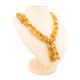 Raw Amber Beaded Necklace With Dangles, image , picture 4