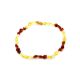 Two-Toned Amber Teething Necklace, image 