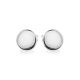 Round Sterling Silver Stud Earrings The Aurora, image , picture 3
