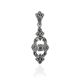 Sterling Silver Pendant With Bright Marcasites The Lace, image 