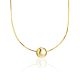 18ct Gold on Sterling Silver Orb Pendant Necklace The ICONIC, image 