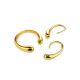 Statement 18ct Gold on Sterling Silver Drop Earrings The Liquid, image , picture 5